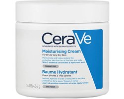 CeraVe Hydraterende Crème - voor Droge tot Zeer Droge Huid - met 3 Essentiële Ceramiden - 454ml
