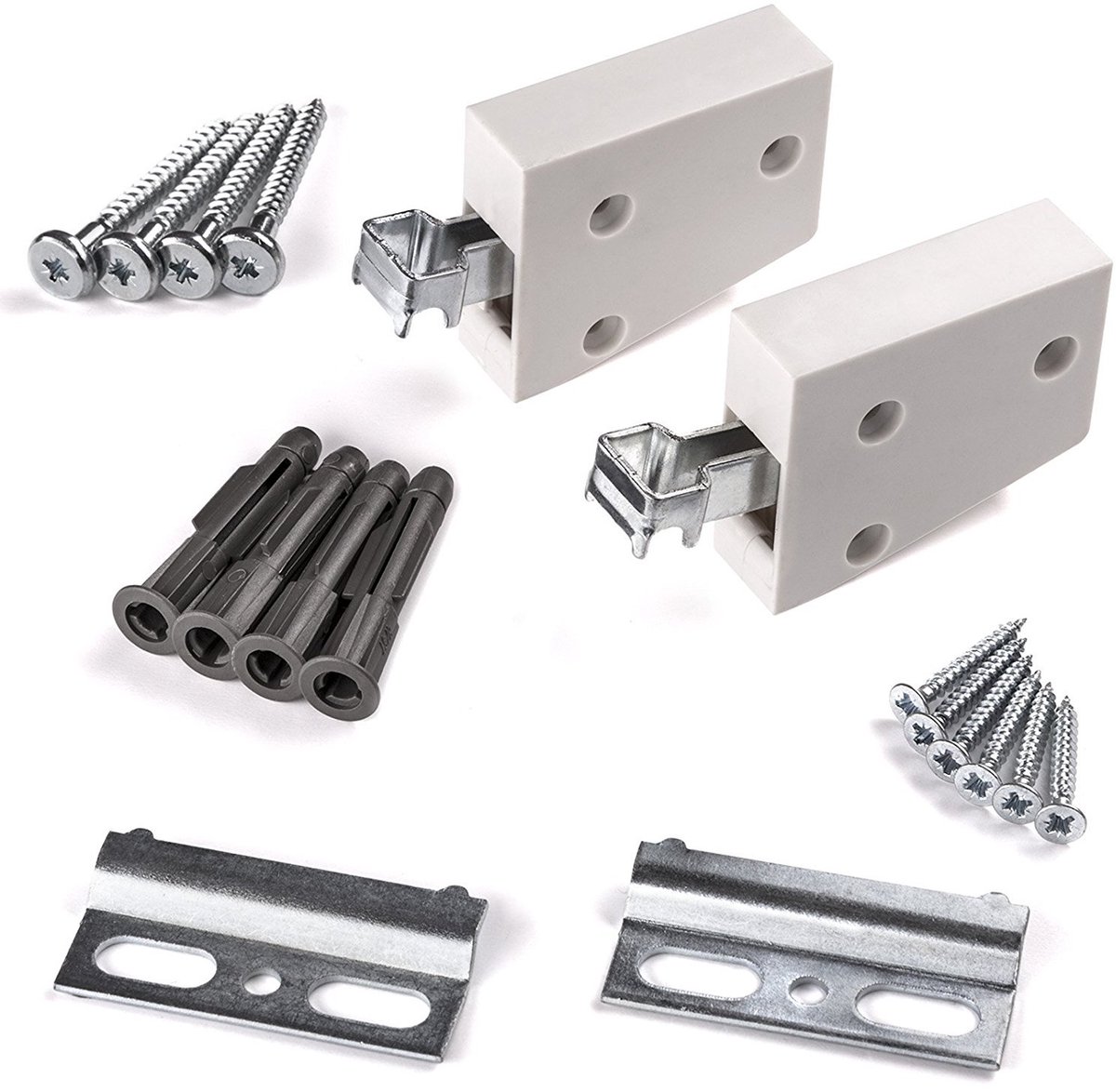 Kastophanger Set wit draagvermogen 120 kg