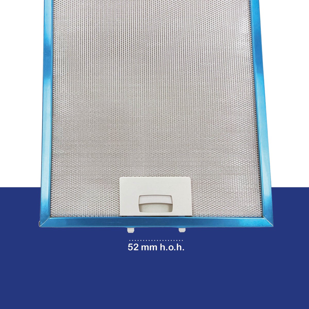 Multaparts® metalen vetfilter 298 x 239 x 8 mm voor diverse afzuigkappen