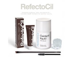 Refectocil Wimper, Wenkbrauw & Baard Verf Kit 3 Bruin