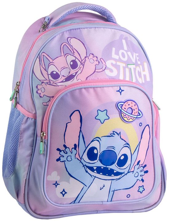 Stitch Rugzak Meisjes – I Love Stitch Schooltas Kind – 44 cm