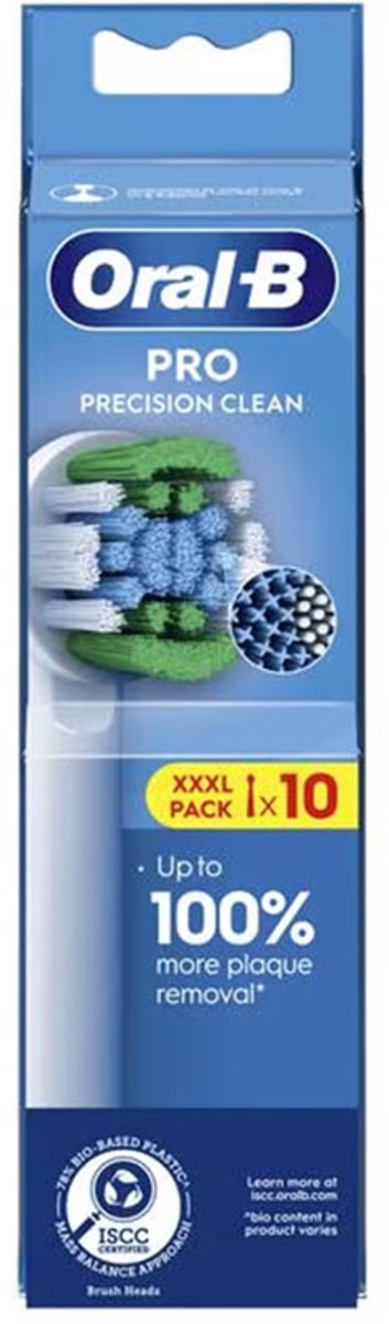 Oral-B Precision Clean Pro - Opzetborstels - CleanMaximiser Technologie - 10 Stuks
