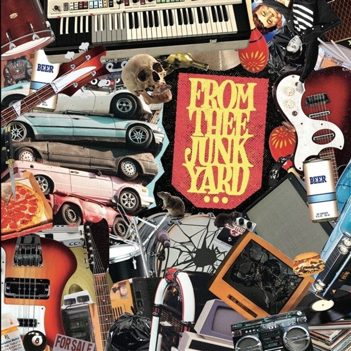Theee Dirtones & Thee Odd Fellows - From The Junkyard... To Your Trashcan (10" LP)
