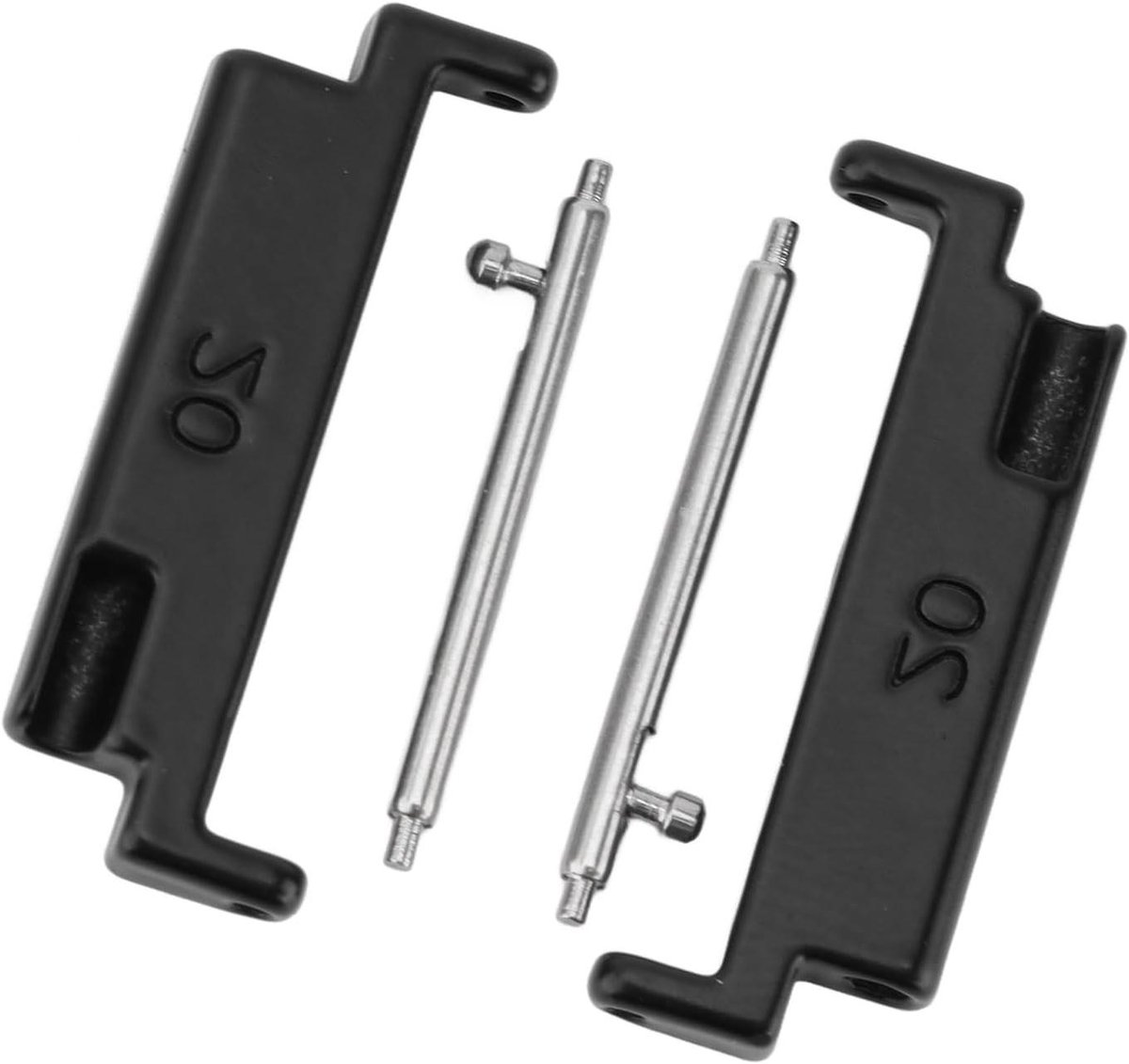 Allecto Plus - Metalen Horlogebandadapter voor Horlogebanden 20-22mm - Eenvoudige Schakelaar Veerstaven - Horlogeband Connector - Horlogeband Vervangen - Duurzaam Materiaal