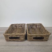 5five - panier à linge 30l bisauté lise noir - Maison