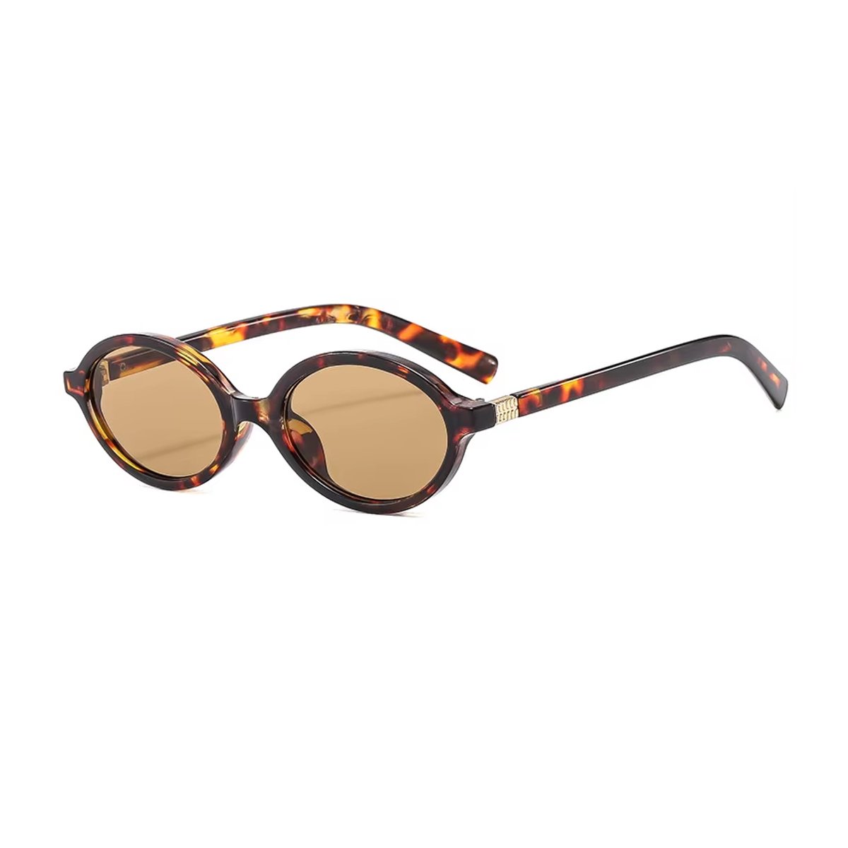 Vintage Oval Zonnebril - Tortoise | Kunststof | Fashion Favorite
