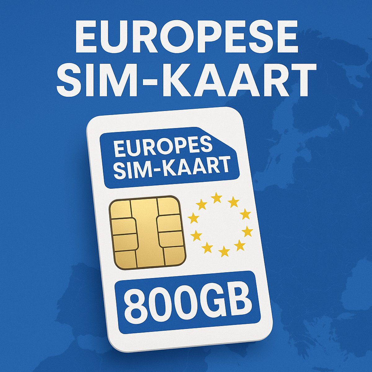 800GB Data Simkaart Europa - 30 dagen - TV streamen - Camper - Mifi Simkaart - 4G/5G - Geen snelheidslimiet