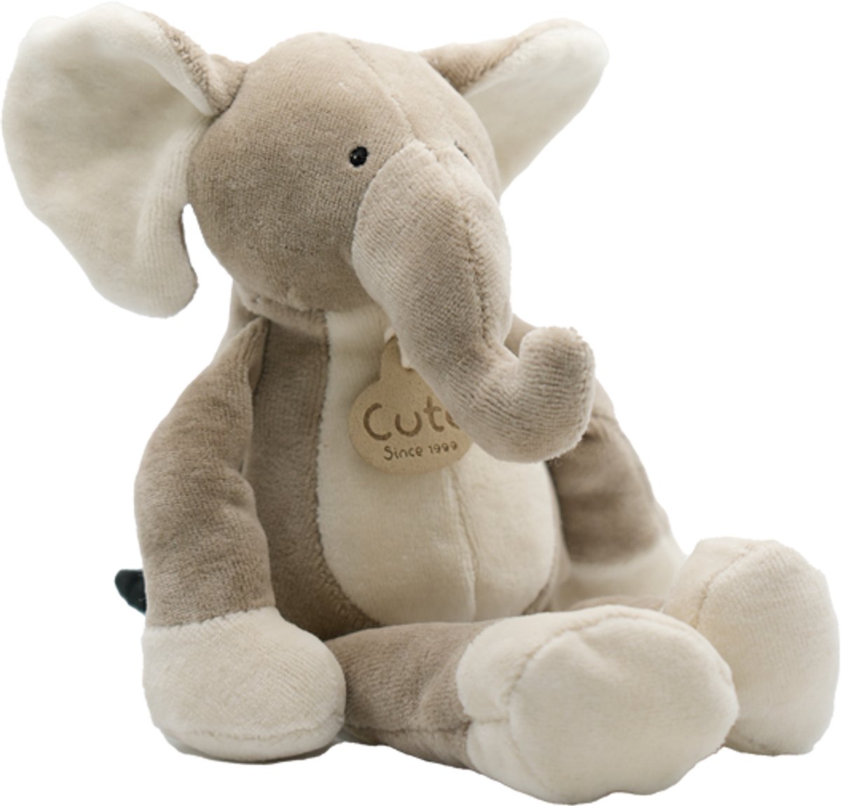 Cute since 1999 - Emma de Olifant - Organische knuffel - 26cm x 10cm
