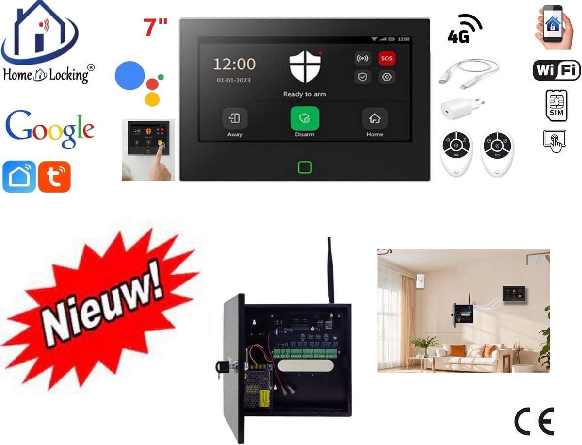 Transformeer oude bekabelde alarmsystemen naar een modern alarmsysteem met de voordelen van een draadloos alarmsysteem en krijg alarm meldingen en bedien je alarmsysteem waar je ook bent met je GSM. ST01B-OMZ1