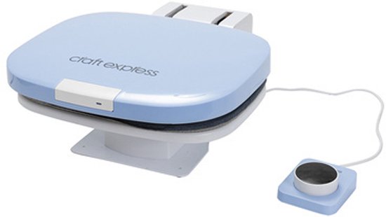 Craft Express Elite – Automatische Vlakbedpers – 38 x 30 cm – Blauw – Hittepers voor Textiel & Sublimatie – Gebruiksvriendelijk Zonder Krachtinspanning