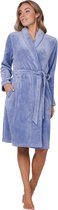 Pastunette - Badjas - Brouillard Blue - Flanelle/Polaire - Blauw - Taille M