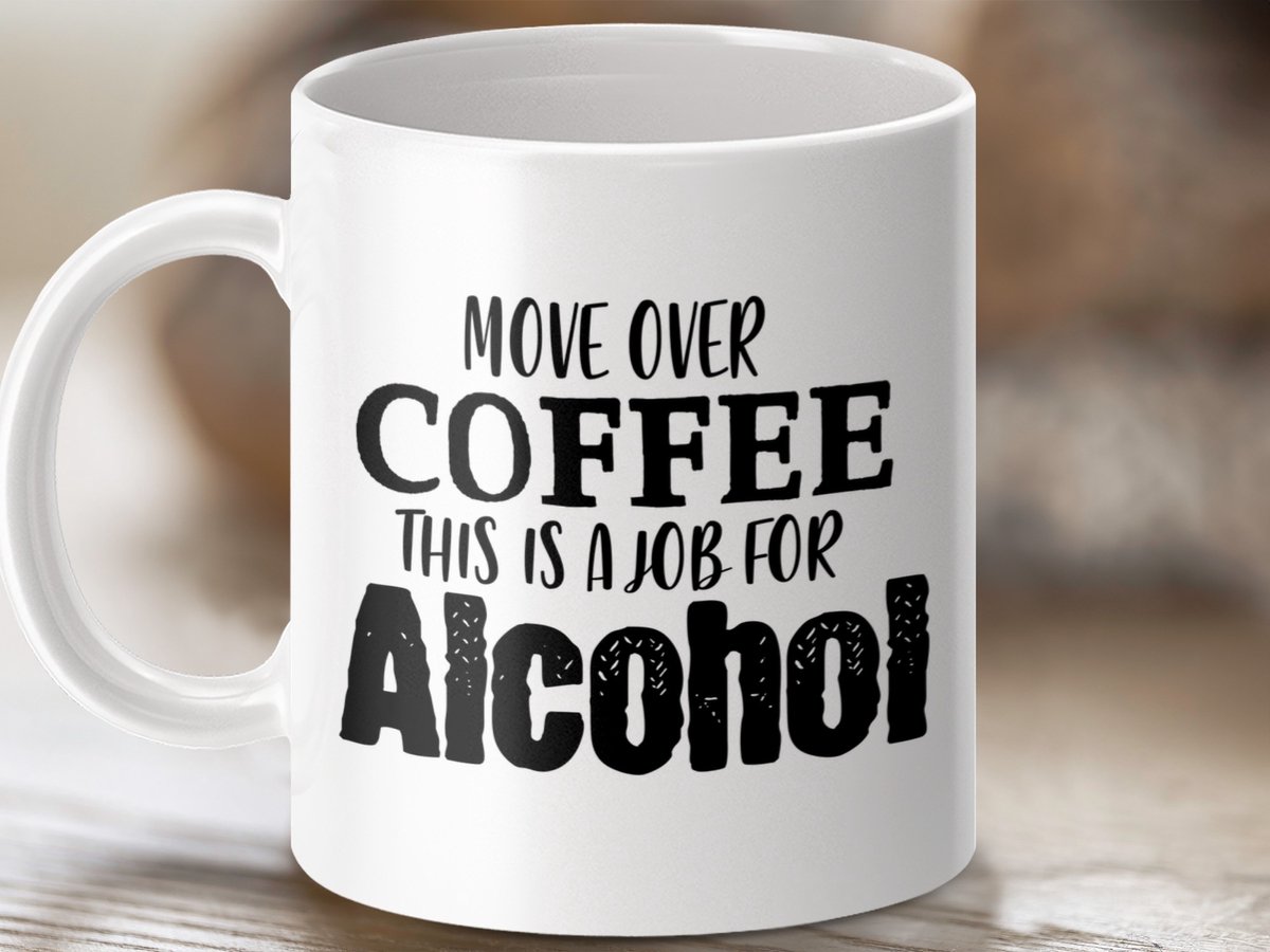 koffie, cadeau, sarcasme, mok, cadeau voor haar, drankjes mok, alcohol, liefhebber