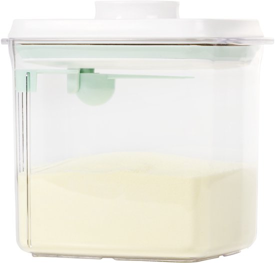 BayBoo Melkpoeder Bewaardoos 1700 ml Met Doseerschepje - Babyvoeding Bewaarbox | Luchtdicht, BPA-vrij, Doseerdoos, Eiwitpoeder Dispenser