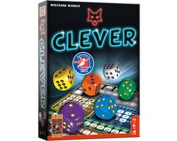 999 Games - Clever - Dobbelspel - Creëer kettingreacties door de juiste keuzes te maken - Gezelschapsspel - Familiespel - Strategiespel - Klein cadeautje