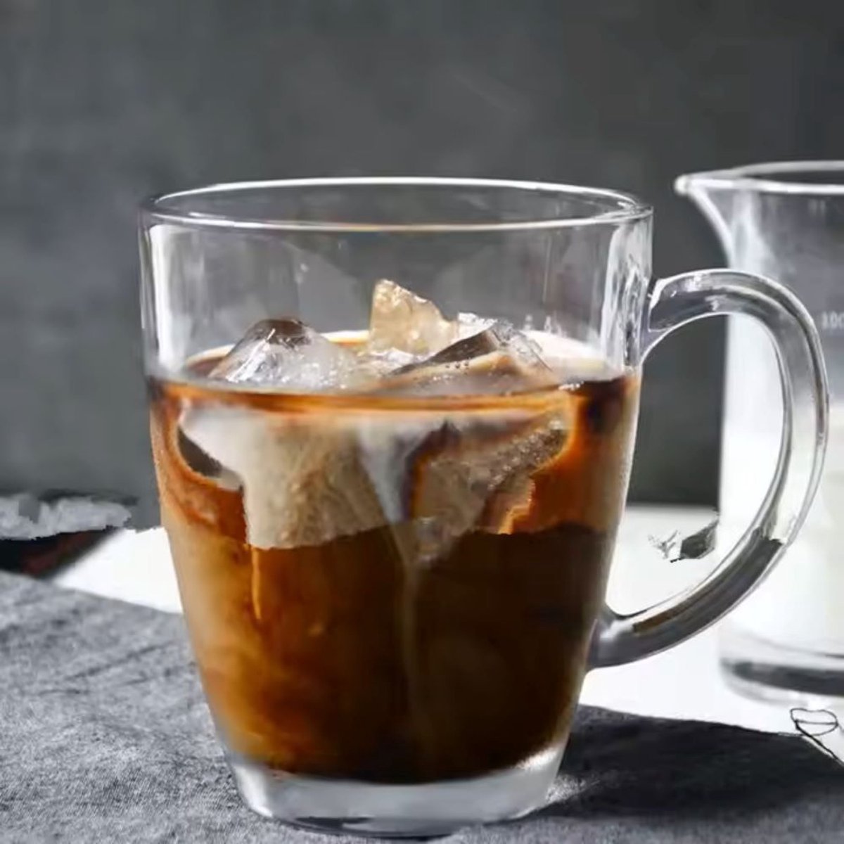 Glozini Jakarta Glaswerk – Set van 6 – 370 ml – Luxe Koffie- en Theeglazen met Handgreep — cadeau in Koken & Dineren - foto 2