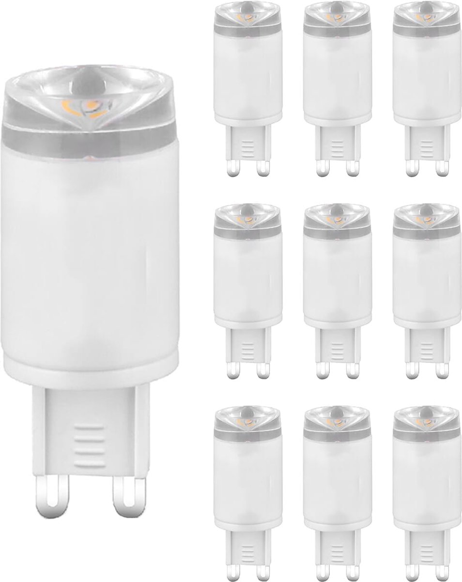 Kobi LED Lamp G9 3W - 285lm - 6000K - 230V - Voor Spiegelkast, Keuken of Werkplek - G9 Insteeklampje - 10 stuks