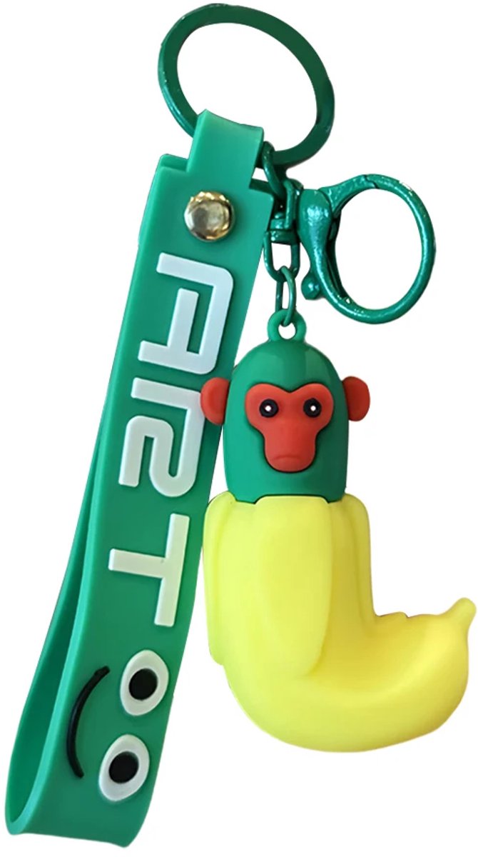 Brain-rot Sleutelhangers, 6 stuks Brain-rot Pluche Sleutelhanger Inclusief Haai Bananen Aap, Decoratie voor Tassen Sleutels