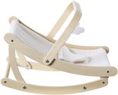 Lit enfant en bois massif et cannage 90x200 ZENIA blanc-beige Lit enfant en bois massif et cannage 90x200 ZENIA blanc-beige
