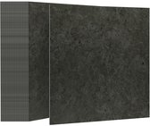 Zelfklevende PVC Vinyl vloeren 30x30 cm – Set van 54 Stuks – 5,02 m² – Peel & Stick Vinyl Vloer, Vloertegels – Waterbestendig – Hout of Marmer Design – Voor Keuken, Badkamer & Woonkamer – Donkergrijs