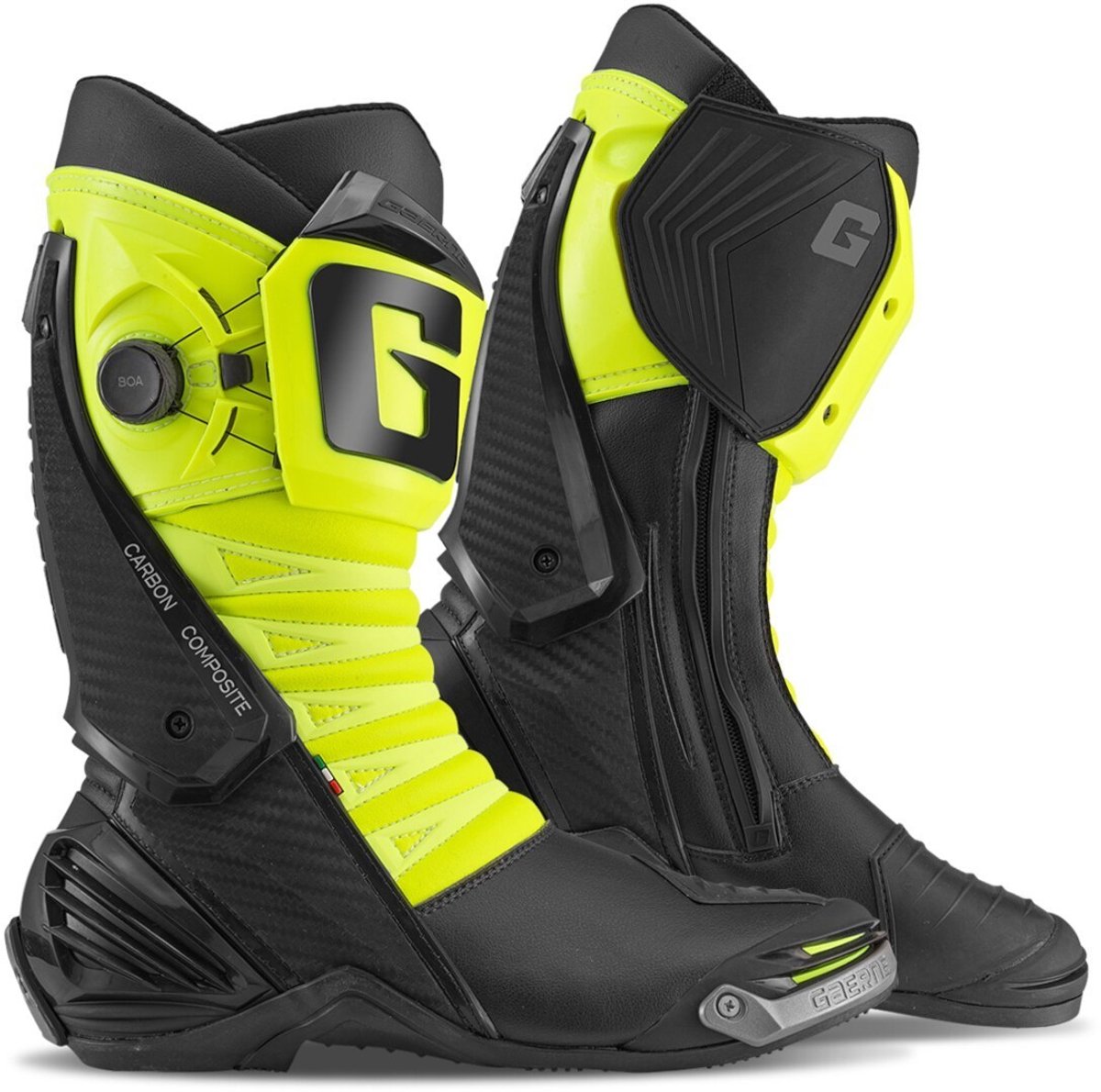 Gaerne GP1 LS Zwart Neon Geel Motorlaarzen - Laars