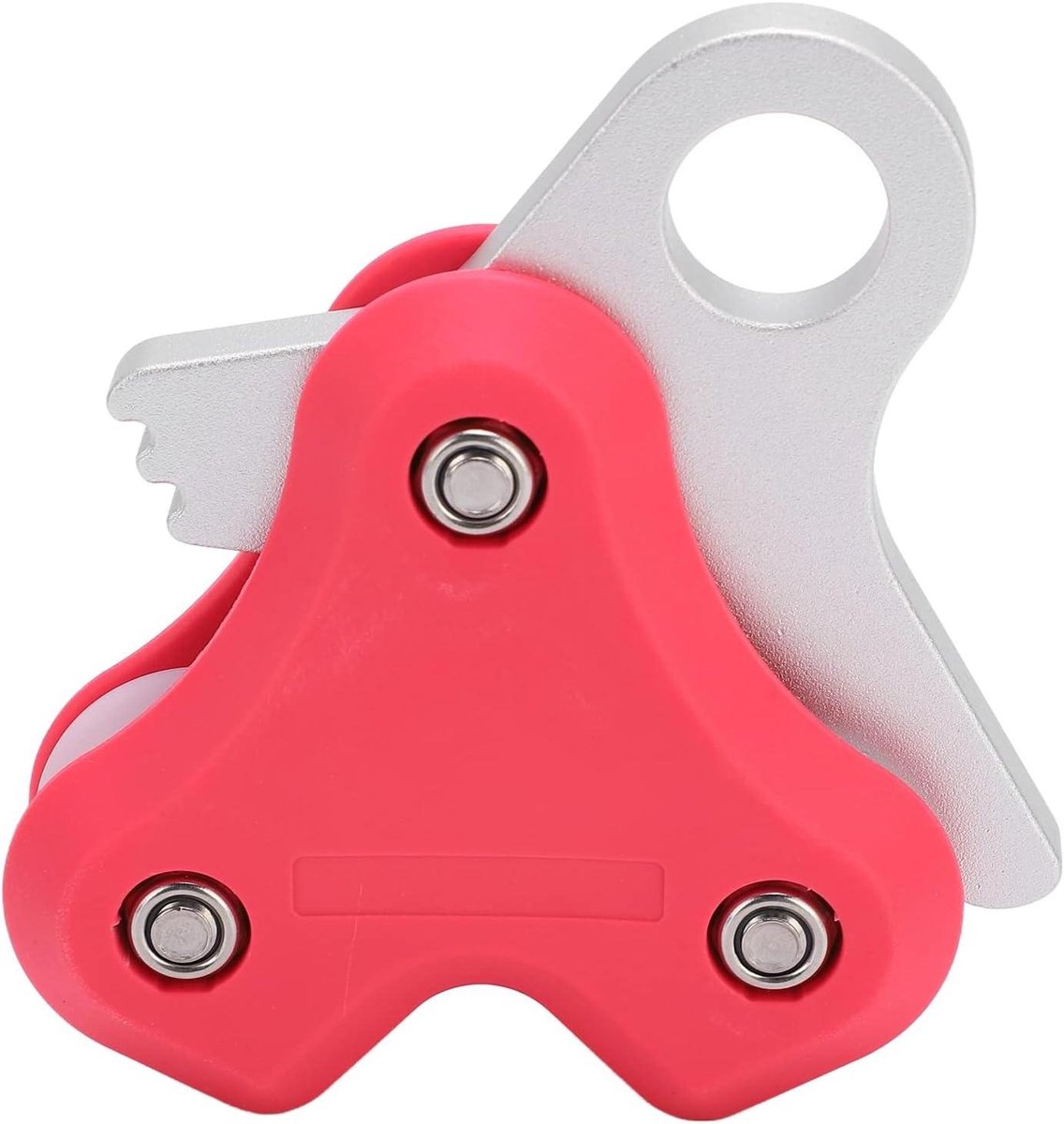Aluminium Katrol met Duikboei en Onderwatertouw - Metalen Katroltouw Oprolmechanisme - Duikaccessoires voor Onderwaterwerktuigen - Roze Kleur.