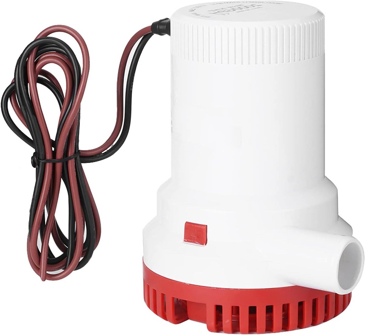 Allecto Plus - Elektrische Bilge Pomp 12V 2000GPH voor Boot - Lenspomp met Waterafvoer - Marine Onderdelen - Varen Ontsteking Beschermd