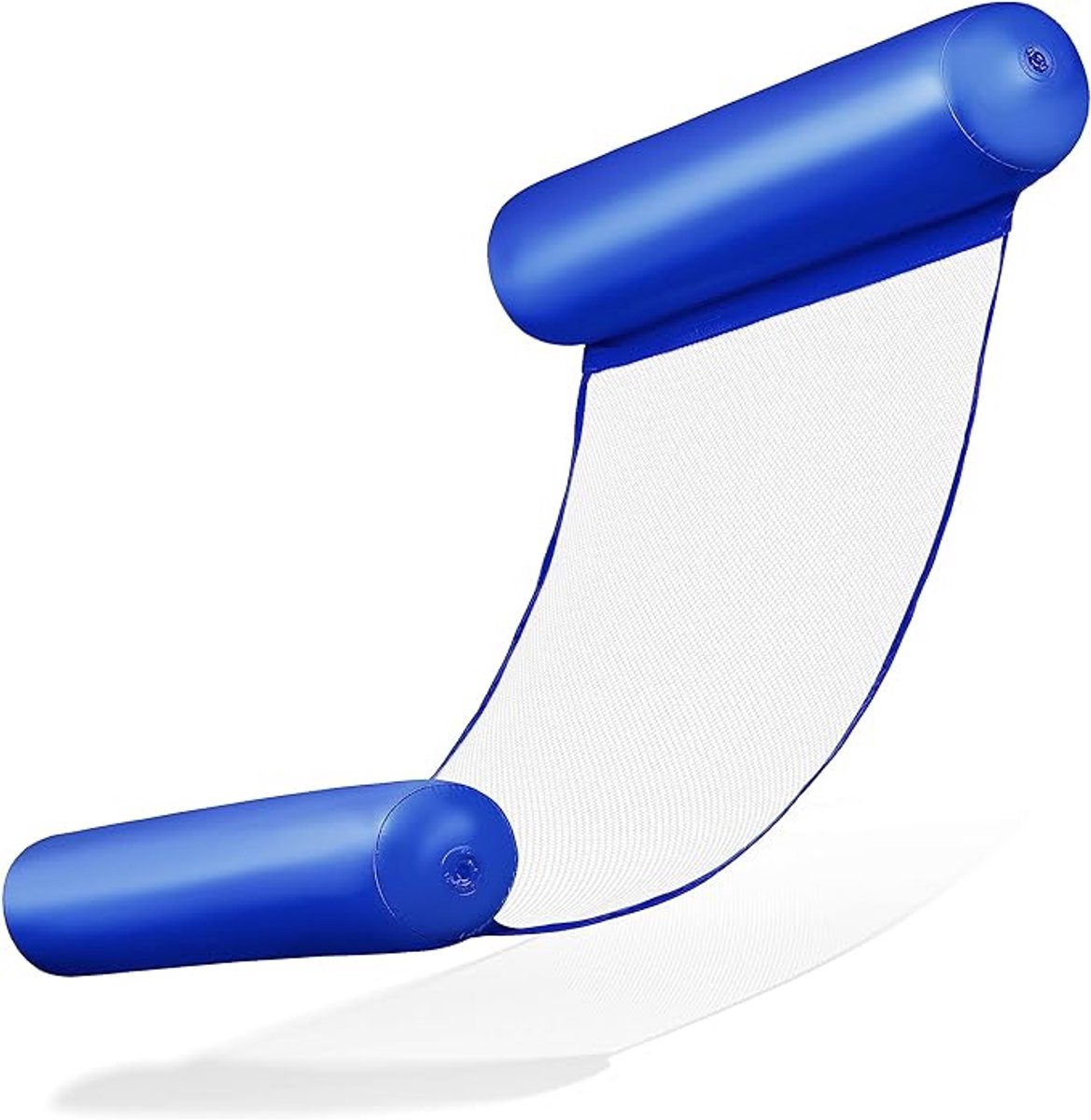 WaterHangmat- Rs&k Waterspeelgoed- Opblaasbare Waterhangmat- Zwembad - Opblaasbaar Voeten en Hoofdkussen stuk - Zwembad Lucht bed - Blauw