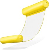 Hamac d'eau - Rs & k Water Toys - Hamac gonflable - Piscine - Pieds gonflables et oreiller - Lit pneumatique pour piscine - Jaune