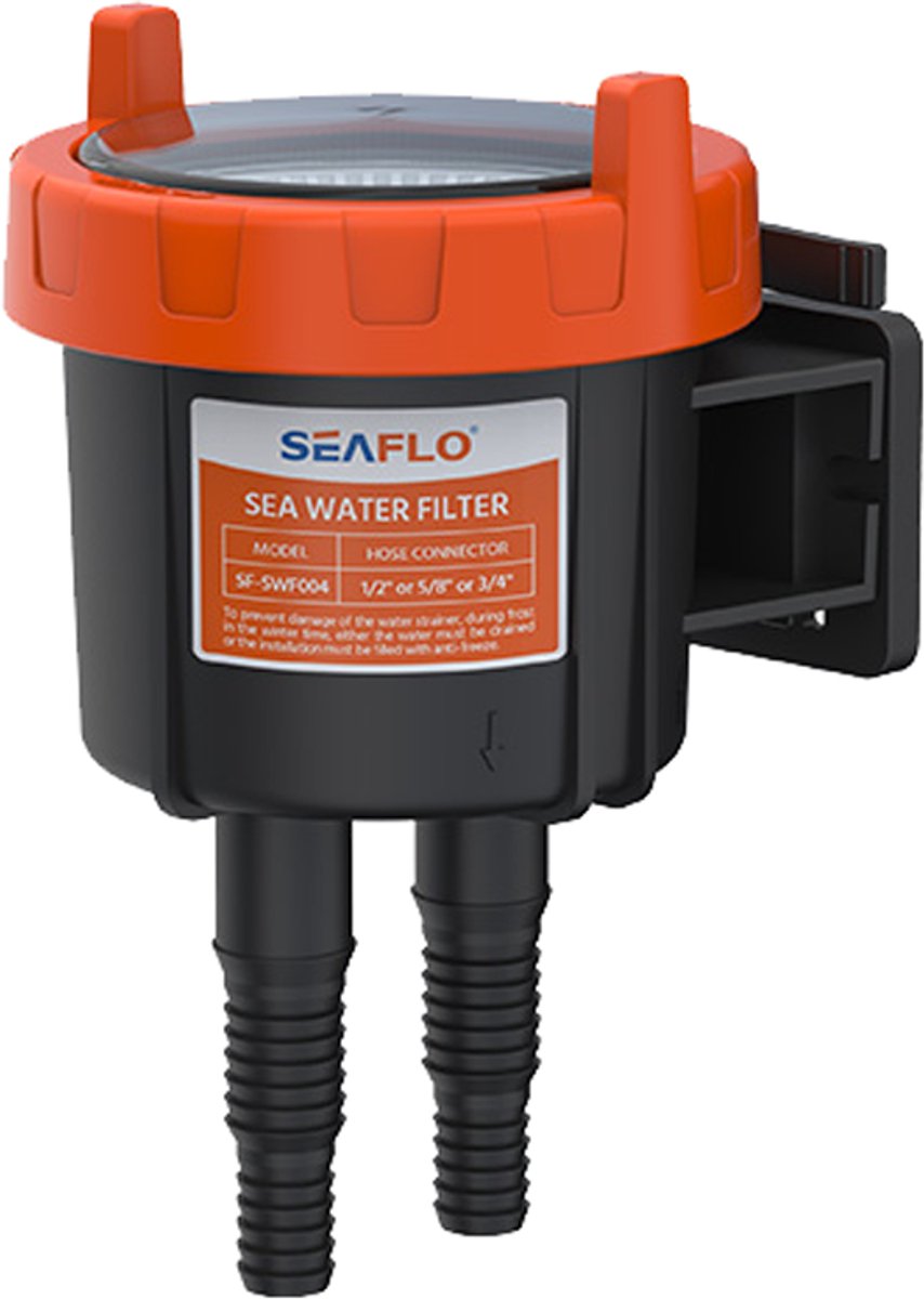 Seaflo Wierpot (zeewaterfilter) - Koelwaterfilter - Quickfit - Waterfilter - 23-51 L/min