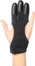 Allecto Plus - Gants de tir à l'arc 3 doigts - outdoor- Sport - Unisexe - Réglable - Protection des doigts - Gant d'arc