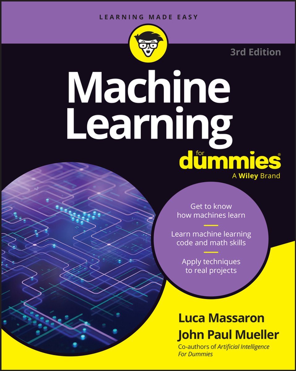 Omslag van Machine Learning For Dummies