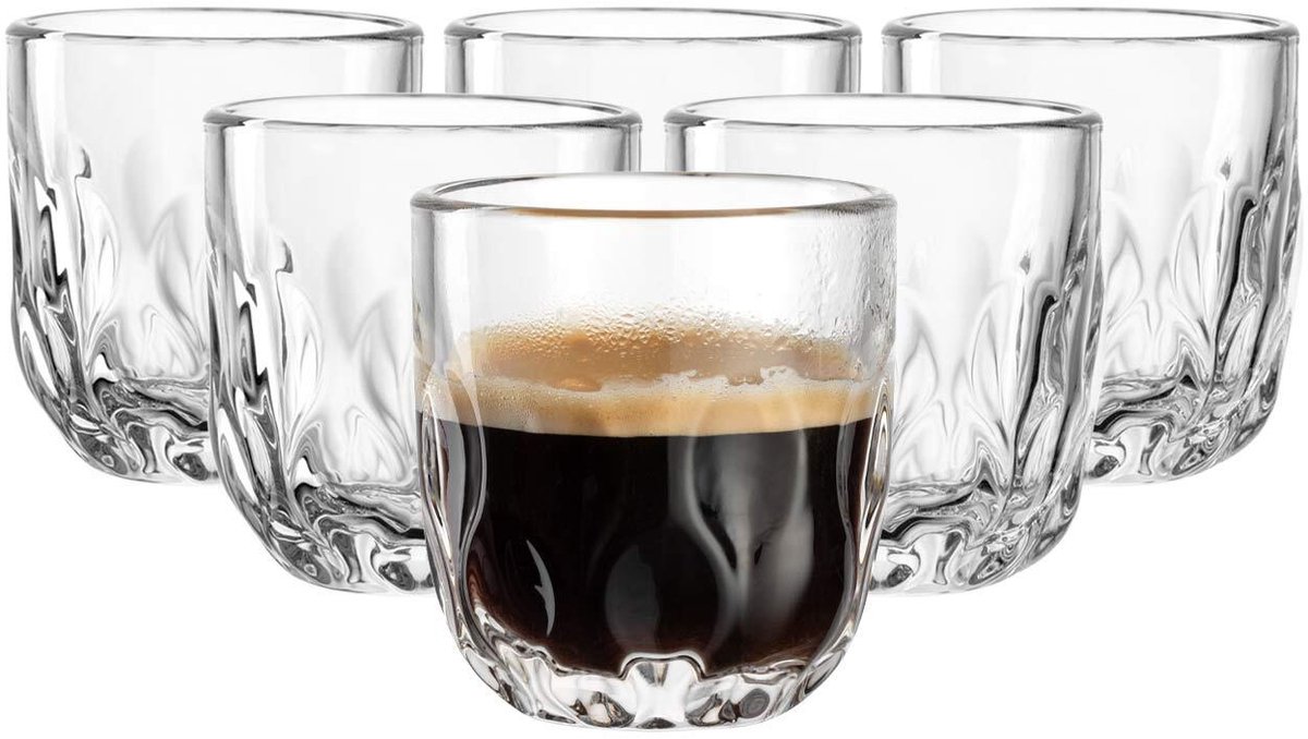 Espressogläser (3) Gocce 60 ml Set van 6