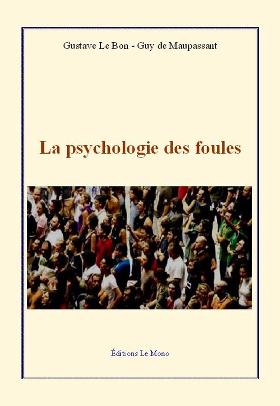 La psychologie des foules - cover
