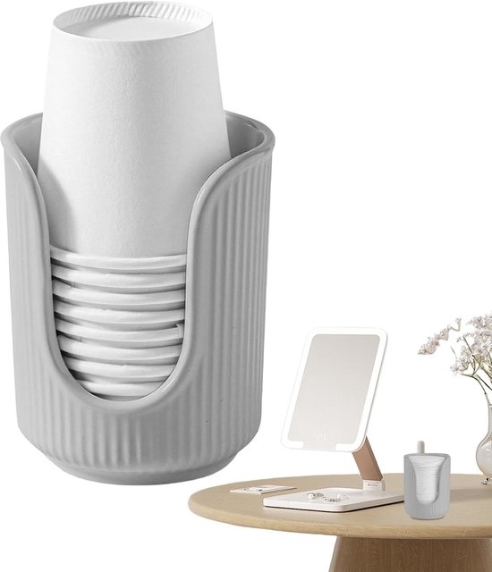 60-80 Plastic Beker/Papieren Beker Dispenser Eén-aanraakknop Bekerhouder 41,4 * 8,9 cm (zwart