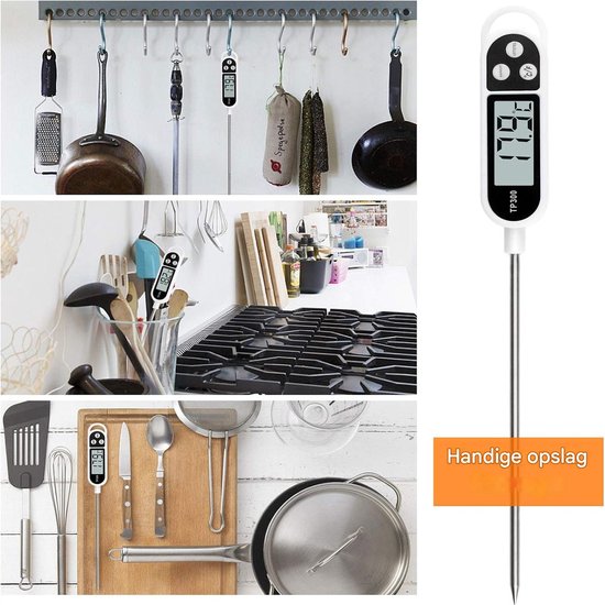 Vleesthermometer, DOQAUS Keukenthermometer Barbecuethermometer Instant Thermometer