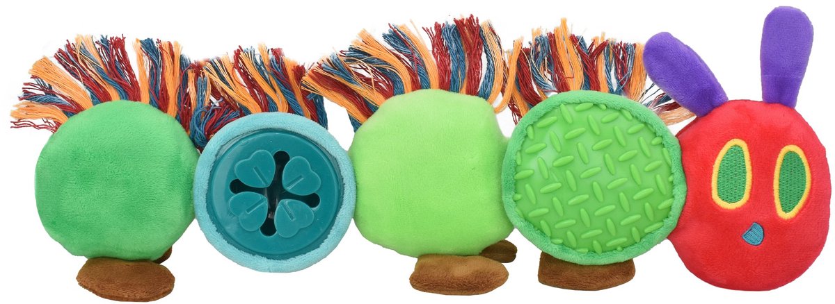 Eric pluche carle rupsje nooit genoeg met treat display 35,5 cm
