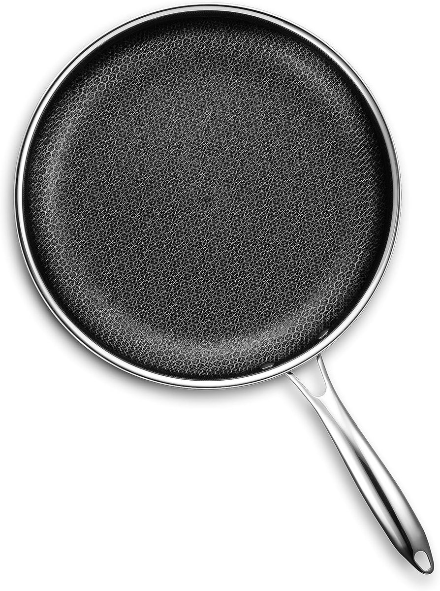 HexClad 4.5-Quart Deep Sauté Pan - Versatile & Durable HexClad 4.5-Quart Deep Sauté Pan - Versatile & Durable