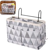 Bedside Pocket - Bed Opbergzak - Bed Organizer – Bank Organizer – Opbergcase - Magazine Opberger - Bedorganizer - Bankorganizer - Opbergzak Bed - Bedside Table - Bedside Organizer - Bedside Pocket Opbergzak - Met Verschillende Vakjes En Haakjes