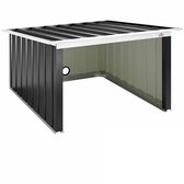 Gardebruk Robotmaaier Garage - Platdak Metaal 89x90x54cm - Antraciet