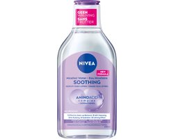 NIVEA Essentials Soothing Micellair Water - Gevoelige huid - Aminozuren - Dexpanthenol - Make-up remover - Gezichtsreiniger - Face Cleanser - 400 ml