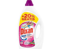 Dixan - Total 3 in 1 - Effective Cleaning Action - Vloeibaar Wasmiddel - 2,4L - 48 Wasbeurten