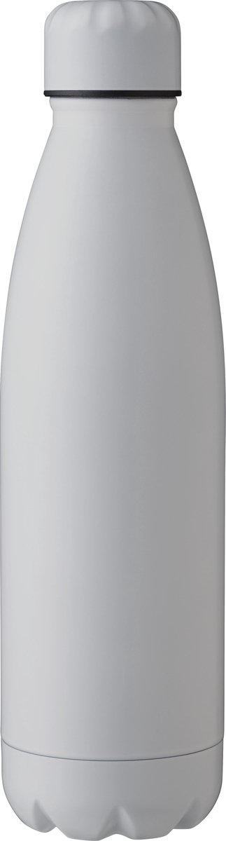 RVS Thermosfles mat grijs - enkelwandig - 700ml - drinkfles - waterfles
