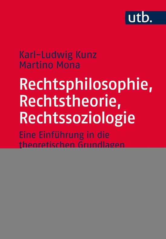 Rechtsphilosophie, Rechtstheorie, Rechtssoziologie - cover