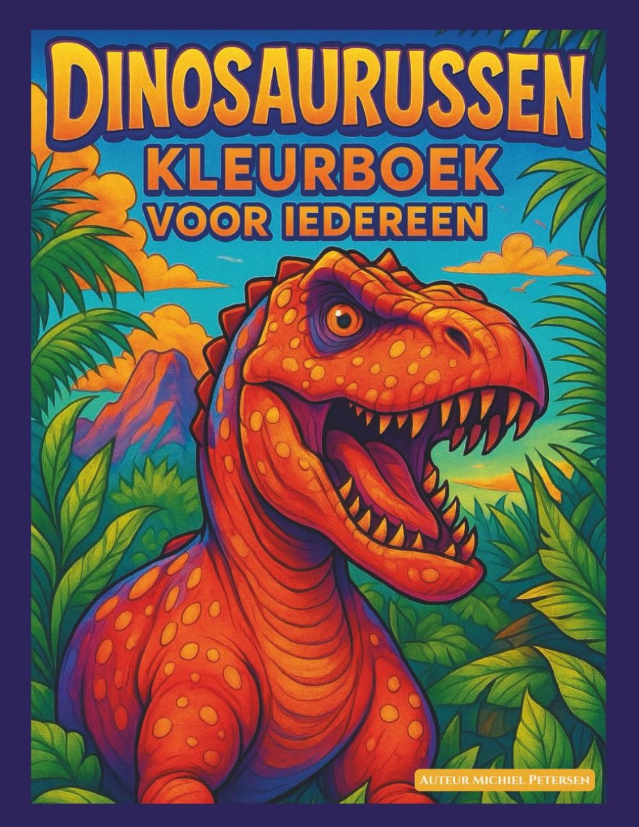 Artful Pixels - kleurboek - Dinosaurussen - kleurboek - kleurboek alle leeftijden - 50 kleurplaten