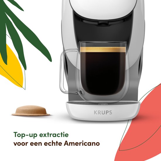 Krups Machine à café NESCAFÉ Dolce Gusto Caffé blanc + 3 boîtes Pods