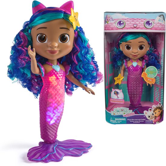 Gabby’s Poppenhuis De Film –Zeemeermin Pop met licht en geluid