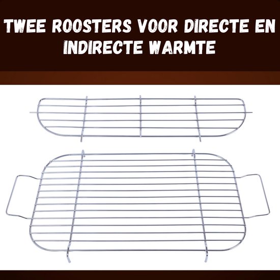 Sommertal BBQ231 elektrische grill - Balkon grill - 2200 W - Camping grill - 2-in-1 tafelgrill met standaard - Traploze temperatuurregeling - Opbergruimte - Snelle opwarming - Windbescherming van Merkloos — afbeelding 4