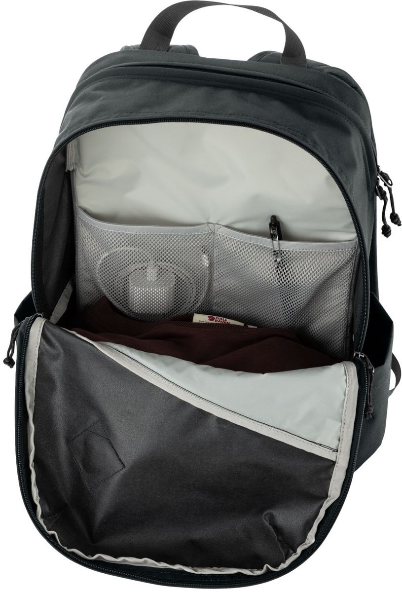 Fjällräven Vrije tijd rugzak Rugzak met laptopvak Vardag 17 Backpack Coal Black Zwart – foto 7