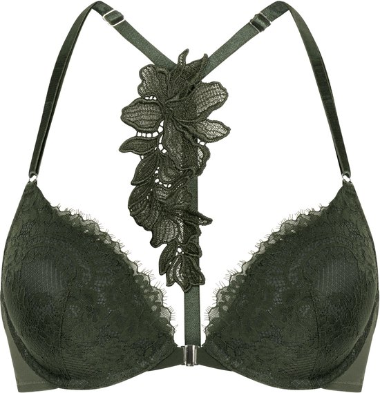 Calvin Klein Underwear Push-up-beha van microgaren met beugels in roze