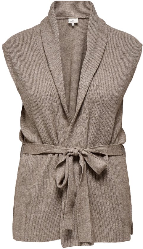 ONLY CARMAKOMA - CARKATIA SL RIB WRAP VEST KNT - Femme - Pulls tricotés